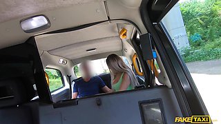 Latina Babe Is So Horny - Reality Taxi Cab Sex with Blonde Lisa Gali