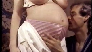 Vintage Sex with Busty Pregannt Babysitter