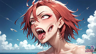 Milk Dripping Dildo Piercing Mind Break