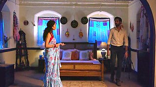 Indian pair celebrating their anniversary in bedroom
