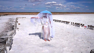 White Silence on Salt Lake Elton