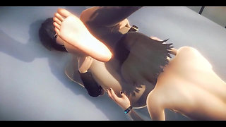 Final Fantasy Hentai - Yuffie Sex at Hospital Bed - Japanese Asian Manga Anime Film Game Porn