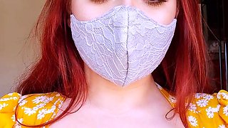 Great Big Boobs On Masturbating Redhead