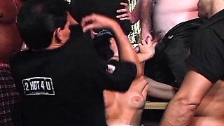 Beautiful French MILF enjoys interracial anal threesome