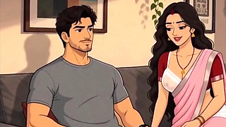 Desi Padosan Bhabhi Ki Chudai - Software Engineer Ne Bhari Pyas Animated
