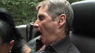 Mature4k. mature whore Texas Patti is hardcore on top of her car in front of her spouse