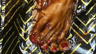 Compilation of Melove's Messy Feet & Long Toes