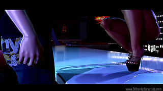 Club Freak Night - Crystal the Mature Redhead's Shoe & Sex Session