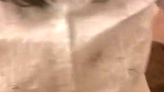 Tattooed brunette Audrey Alder mouth fucks big cock