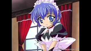 Hentai teens love to serve master in this anime video
