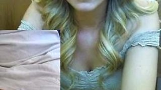 Emo teen Becka solo webcam masturbation