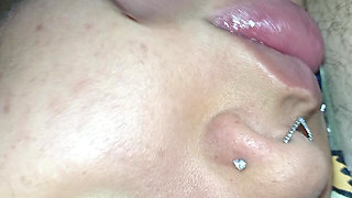 2 CREAMPIES FOR THIS SLUT, SHE GETS IT IN HER MOUTH AND FACE