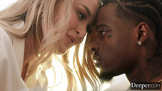 Deeper. Gorgeous Blonde Natalia Starr Rides His Monster BBC All Day