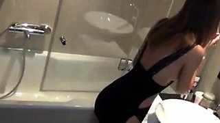 Quickie vor dem Club  Deutscher Teen Amateur