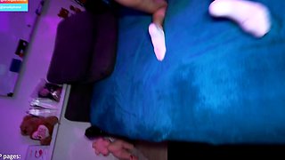 Fetish plumper in lingerie shaking her big ass in pov scene