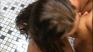Gang bang party for two perverted italian girls