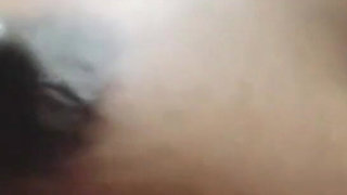 African Girl with Shower and Finger Herself, Squirting and Moaning