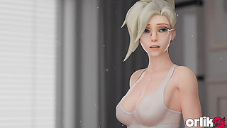 Mercy's Romantic Dinner Gone Wrong - BBC Ruins Her Ass - 3D Overwatchanimation