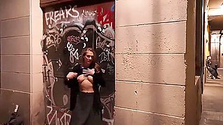 Naughty Night in Barcelona Public Flashing, BJ and POV Sex
