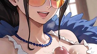 [ai Image] One Piece Robin Hen(movie(gold)) S
