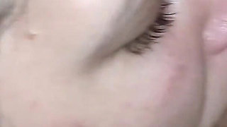 Real Homemade Wife Sucking Big Cock on Her Knees and Gets Cum on Face