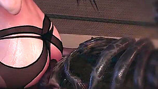 B025 Asian Beauty Tentacbondage Slave Face Sitting, Farting, Anal Licking