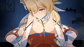 Genshin Impact - Lumine Sex - 3D Hentai Animation