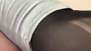 Black Stockings Temptation - Busty Neighbor in a Mini Skirt, Begging for It - Episode2