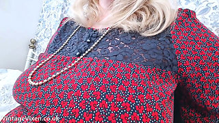 Sultry Satin Panties for Married Cheating BBW Amateur Housewife