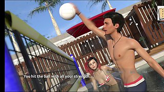 3D erotic visual novel with huge natural tits and a steamy storyline