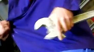 Pierced hairy chick anally fucked and sprayed in mouth