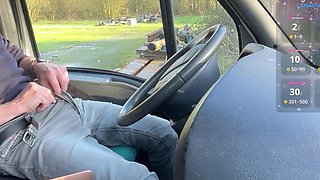 Ninosolos Big Cock Tease Draws Captain Fur to Truck