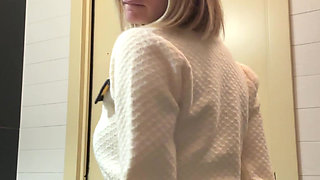 I Was Out with My Friends and I Felt Like It, I Started Masturbating in the Bathroom, Then I Went Home to Get Fucked