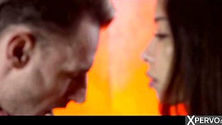 Small tits video with mysterious Marcello Bravo and Lia Lin from Little Caprice Dreams
