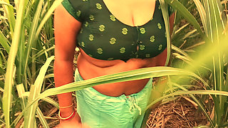 Sexy Bhabhi Fucked in the Sugar Cane Field, Indian Sex Video