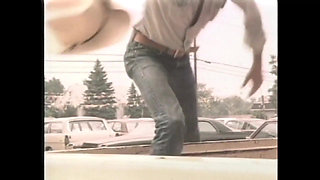 Fantastic Busty MILF Fucked and Cummed in Mouth and Ass by Two Big Vintage Cocks