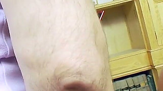 Lucky dude let this pretty slut titty fucks with passion