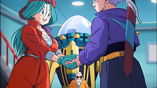 Bulma and Android 21 get down in this Dragon Ball Z hentai