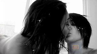 Classic Hot Lesbian Action in the Kitchen