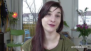 Ersties - Jade feels herself, touches herself and comes with feeling