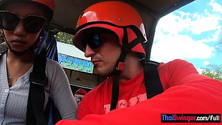 ATV buggy tour with his Thai girlfriend