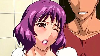 Cheating Wife with a Perv in the Men's Toilet(Hentai)
