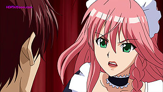 Sexy maid fucks her boss in the office