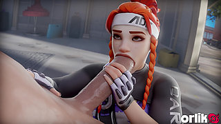 Brigitte's First Date Gone Wrong - Anal & Creampie 3 Times in a Row Overwatch 3D Animation