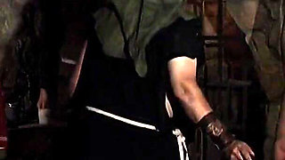 Rebecca - Hung Upside Down with Weights to Be Whipped