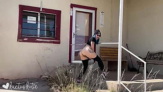 Peeing in an Abandoned Town