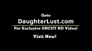 Stepdad and Stepdaughter Get Closer During Intense Workout - Family Taboo Orgy