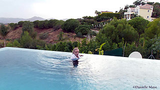 Hot Secretary Takes a Swim 4K