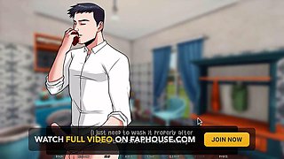 Dawn of Malice: stepson jerking multiple times on his stepmoms dirty panties, she caught him ep 9