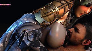 Shenhee Seduce the Big Cock Commander - 3D Animation